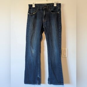 George Dark Blue Bootcut Jeans for Men